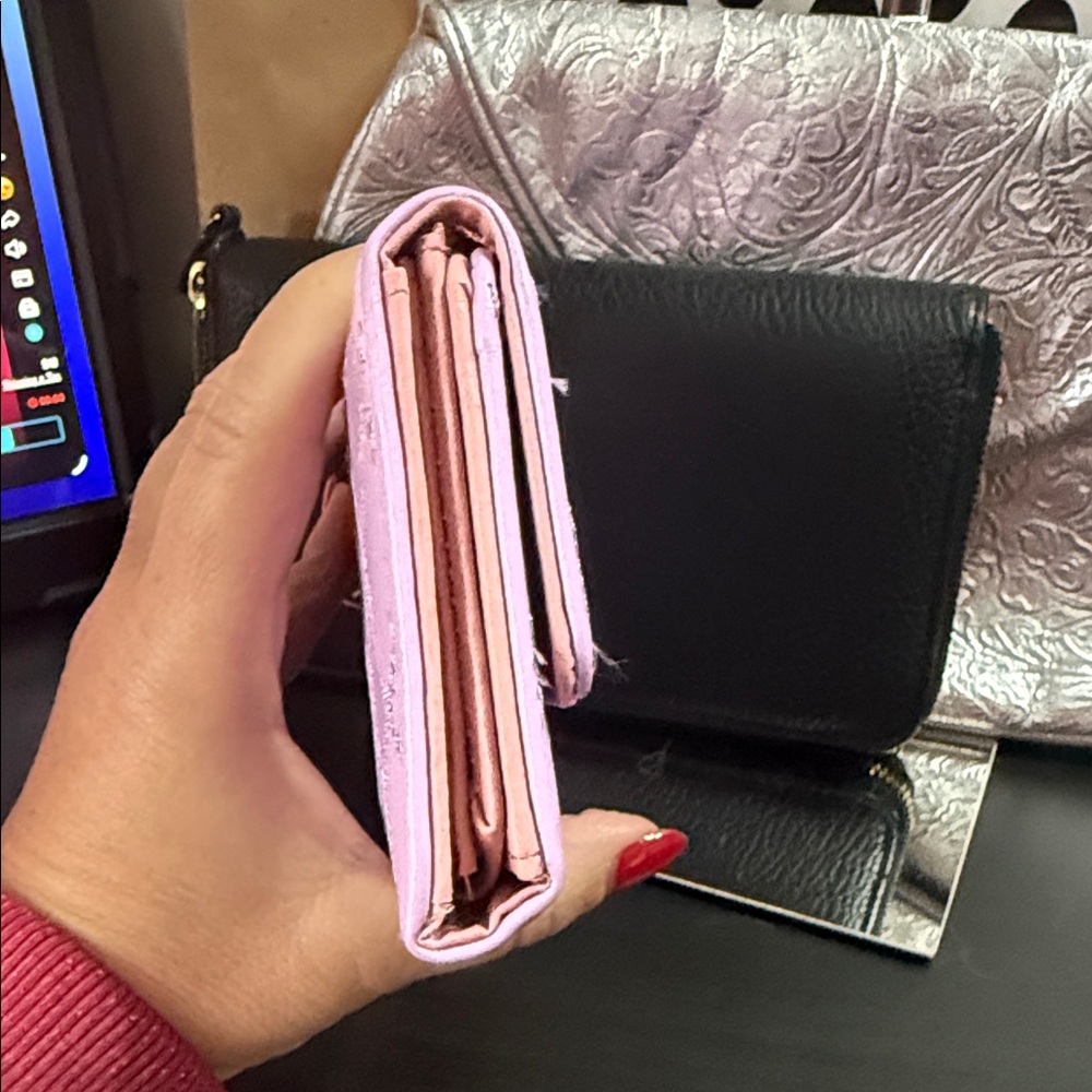 Silver Women's Clutch and wallet bundle - Picture 4 of 13